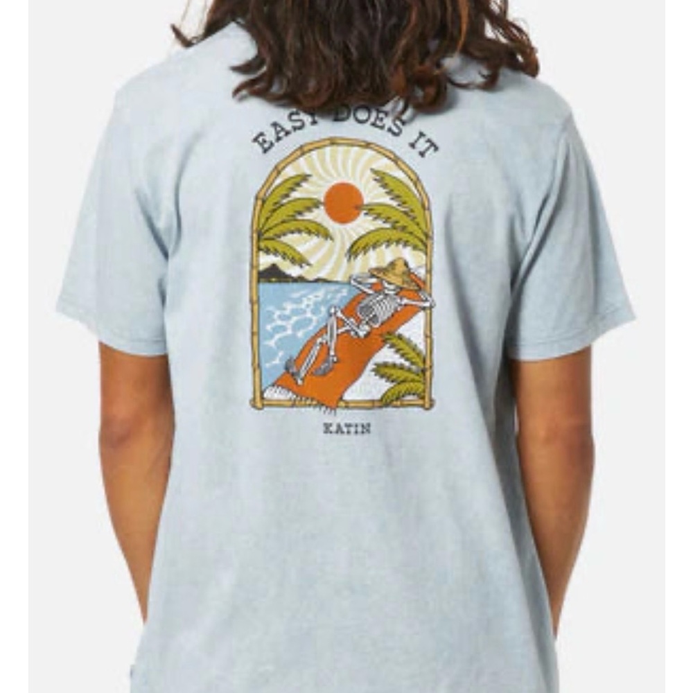 Katin Relax Organic Cotton Tee Shirt Size XL